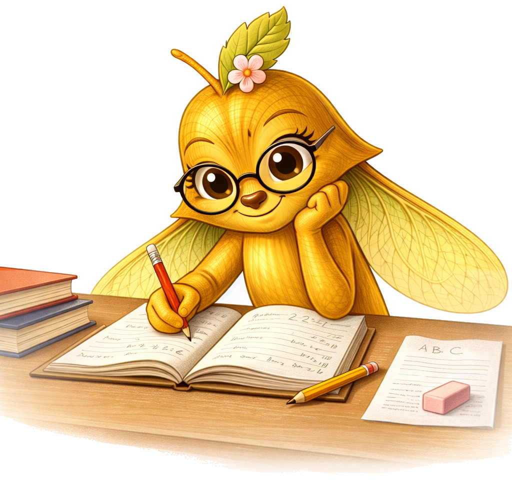 Maple the mascot studying at a desk beside the RewardRoots setup steps